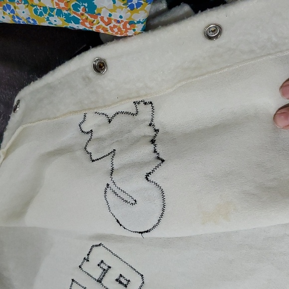 VINTAGE GEIBEL VARSITY SHORT SLEEVE JACKET PRO KNITWEAR PITTSBURGH PA CATHOLIC - Picture 11 of 12